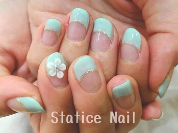 スターチス ネイル(Statice Nail)/フレンチネイル