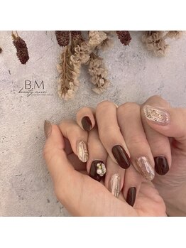 ビューティームーン(beauty moon)/ボルドー×ブラウンミラー