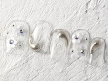 ジェミーネイル エビス(Jemiy nail ebisu)/ホロ花ミラー9240yen