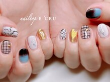 ネイルトップエクル(nail top E CRU)/幾何学