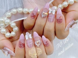 ピンクフレンチデザイン