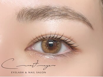 クレセント アイアンドネイル 今泉店(Crescent)の写真/【自然体×洗練された目元に】派手すぎず、きちんと印象に残るナチュラルデザイン♪