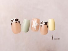 アイネイルズ 横浜EAST店(I-nails)/y2kアニマルフレンチネイル