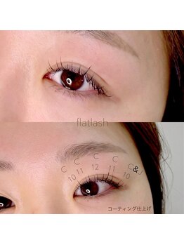 ネイルアンドアイラッシュサロン ラポール(Rapport)/フラットラッシュ