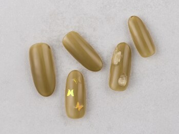 サンミーゴネイル 神戸店(Sunmego Nail)/水滴×蝶々ネイル