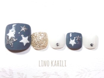 リノ カヒリ アイラッシュ(Lino kahili)/【フット】定額アート