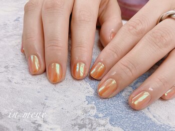 インミニネイルサロン 上野御徒町(INMENE)/ミラーワンカラー¥5500