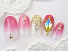 ネイルズガッシュ 蒲田東口店(NAILsGUSH)/＊ビジューグラデーション＊