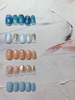 ネイル チップス イオンタウン姶良店(NAIL TIPS)の写真/《鹿児島で4店舗☆初めてのネイルはNAIL TIPSへお任せ》5月限定!月替わりハンド¥4500♪