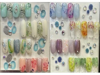 アンフィトリーテーの写真/季節感あるのネイル税込・オフ込・ケア込で¥6000～¥7000で人気★サンプル多数有★是非お試しを