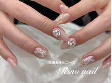 リノ ネイル(Rino nail)/チェックネイル　70626