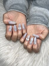 ソラール(SOLAR)/冬のグラデーションネイル☆