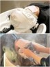 【頭皮からたるみ改善】極上ヘッドスパ+ヘアエステ+水素吸入¥16500→