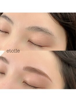 etoileの写真/【肌に優しいワックス使用】骨格や毛流れを活かしながら自然で柔らかい印象のお目元に◎