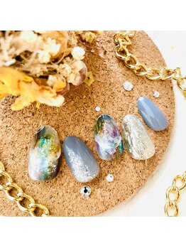 セプトネイル 函館店(SEPT NAIL)/9月大人かわいいサンプル6930円