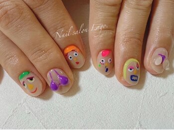 ネイルサロン ラゴ(Nail salon Lago.)の写真/10本バラバラのアシメネイルも◎”センスが光る◆再現力に定評有”のLago.で他とは違う特別なデザインに！