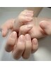 【hand】しっかりお手入れ！しっとり美爪育成ケアコース　(オフ無し自爪の方)