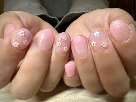 ピンク フラワー ホログラム