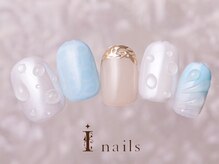 アイネイルズ 町田店(I nails)/水滴ミラーネイル11500円