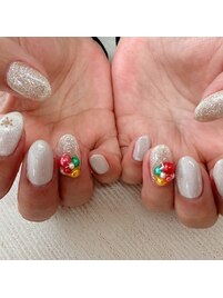 クリスマスネイル