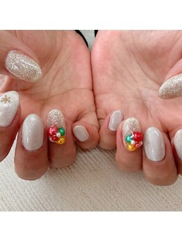 クリスマスネイル