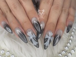 マグネットグラデーション/白黒