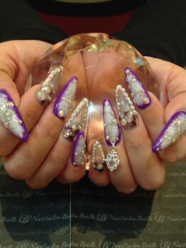 エスフィーネイルサロン ブリーユ(Esfy nailsalon Brille)/キラキラ結晶ネイル