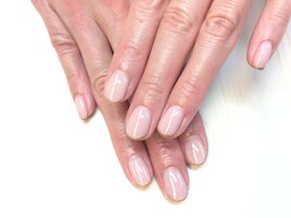 NO-44 シンプルラメ細フレンチ