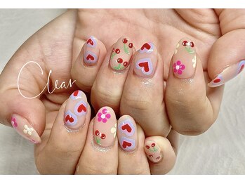 クリア(Clear)/個性派ネイル