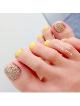 リッシュ ドゥ(RICHE deux)/ラメ×ネオンイエロー