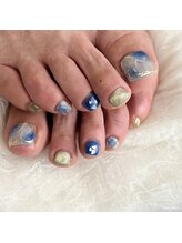 グラマラス アンジェアイ 荻窪店(glamourous ange eye)/大理石ネイル