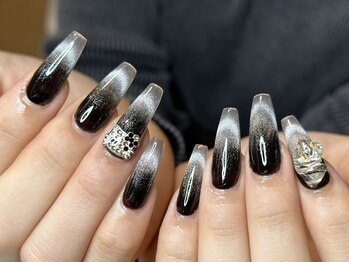 ウサギネイル 新大久保店(usagi nail)/マグネットフレンチ