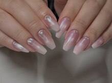 ネアー 新潟(NEER)/ちぐはぐピンクマグネットネイル