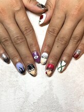 ミグ(mig)/痛ネイル、キャラクター￥13000~