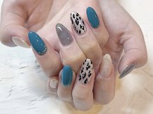 ミナミネイル 新宿店(Minami Nail)/ヒョウ柄夏ver