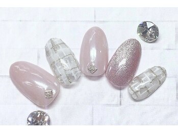 アルセア 上野御徒町店(Alcea)/チェックネイル オーロラ 冬