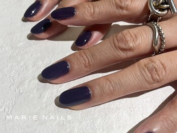 マリーネイルズ 表参道店(MARIE NAILS)/winterワンカラー¥6600 0118d