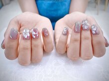 ルビーネイル 太閤通駅店(RUBY NAIL)/10本アート　ショートネイル