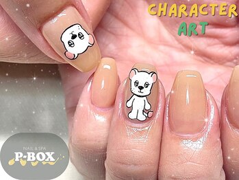 ピーボックス(P BOX)/☆キャラ 模写 3D 推しネイル☆