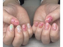 ハズグラスネイル(Haze Grass nail)/フラワーネイル