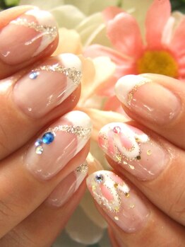 ハーブエステ ルレーブ/斜めorフラワーフレンチ 7100円