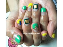 サニーサイドアップ ネイル(Sunny SideUp nail)/カラフルフレンチアート