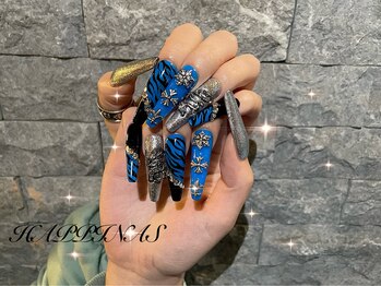 ハピナス(HAPPINAS)/ゼブラネイル