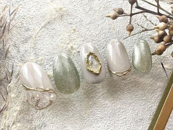 レアレアネイル(Lealeanail)/【パラジェル】オータムネイル