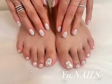 ユーネイルズ 恵比寿(Yu.NAILS.)/オーロラ◎ハンドandフット