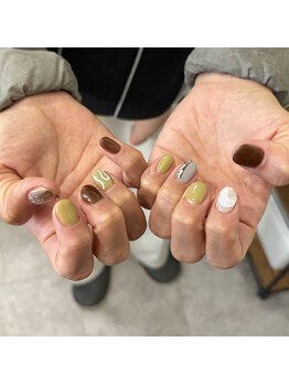 プライベートネイルサロン(private nail salon)/ワンカラー+ニュアンス