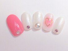 ネイルサロン ドレリッチ 大宮店(drerich)/【6990】ふんわりチークネイル