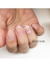 レッシュネイル サロンアンドスクール(RECH NAIL salon&school)/シンプルチェック