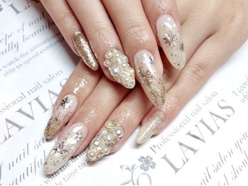 ラヴィアスプラス(LAVIAS+)/【ジェル】お好きなアート6本