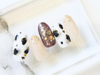 ツメトトノウ/今季人気のカウ柄ネイル☆